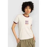 Second Nature Ringer T-shirt oat milk