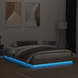  Okvir kreveta s LED svjetlima boja hrasta sonome 150 x 200 cm | Eponuda.com