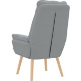 vidaXL Udobna stolica svijetlosiva tkanina | shoptok.hr