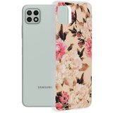 Techsuit Marble Series maska za Samsung Galaxy A22 5G Mary Berry Nude | shoptok.hr