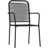  7-dijelni vrtni blagovaonski set crni | shoptok.hr