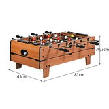  Igralna miza 4 v 1 miza za biljard & miza namizni tenis & miza za zračni hokej & namizni nogomet, dim. 81 x 43 x 30,5 cm | Shoptok.si