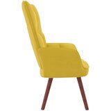  Stolica za opuštanje boja senfa baršunasta | shoptok.hr