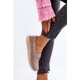 VINCEZA Women's Beige Loafers With Bow Reece | shoptok.hr