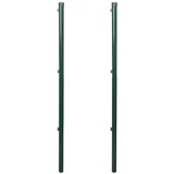 Stupovi za ogradu 2 kom 115 cm - Zelena 2 115 cm