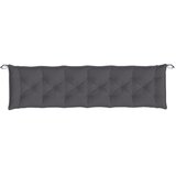  Jastuk za vrtnu klupu antracit 200 x 50 x 7 cm tkanina Oxford | Eponuda.ba