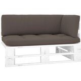 vidaXL Kutna vrtna sofa od paleta od bijelo impregnirane borovine Cijene