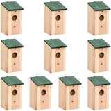  Kućice za ptice 10 kom od masivne jelovine 12 x 12 x 22 cm | Eponuda.ba