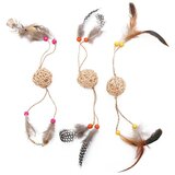 PetJungle loptica sa perima na kanapu 40 cm  PetJungle loptica sa perima na kanapu 40 cm Slike