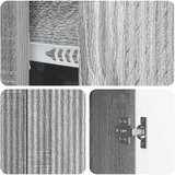  Kreveta Siva sonoma 89 x 34,5 x 60 cm Konstruirano drvo | Eponuda.com