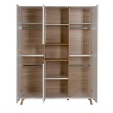 Qu-ax trodelna omara loft white | Shoptok.si