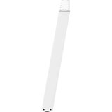 vidaXL noge za jedilno mizo u-oblika 2 kosa bela 80x(72-73) cm jeklo | Shoptok.si