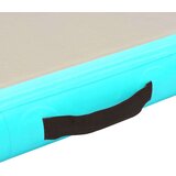  Napihljiva gimnastična podloga s tlačilko 400x100x10 cm zelena | Shoptok.si