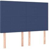  Za krevet s uzglavljem plavi 140 x 200 cm od tkanine | shoptok.hr
