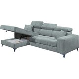 MID.YOU KOTNA SEDEŽNA GARNITURA, šenilja svetlo modra | Shoptok.si