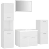  Set kupaonskog namještaja od iverice bijeli | shoptok.hr