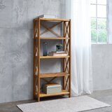 Unique Furniture Regal iz masivnega hrasta v naravni barvi 70x161 cm X-Shelf – | Shoptok.si