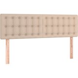  Box spring postelja z vzmetnico kapučino 140x200cm umetno usnje, (20896461) | Shoptok.si