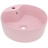 vidaXL Luksuzni umivaonik mat ružičasti 36 x 13 cm keramički | shoptok.hr