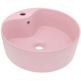 vidaXL Razkošen umivalnik mat roza 36x13 cm keramičen | Shoptok.si