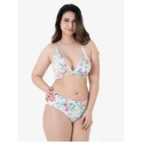 Dorina White floral swimsuit top Koro Island - Women