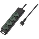sygonix SY-5145340 razdelilna letev črna\, zelena vtičnica 1 kos, (20641569) | Shoptok.si