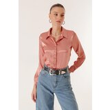 By Saygı Lightly Flowy Satin Shirt | shoptok.hr