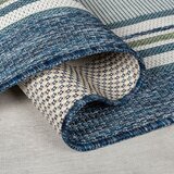 Flair Rugs Unutarnji i vanjski tepih plavozeleni 80x230 cm Roma Stripe – | shoptok.hr
