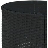  3-dijelni set vrtnih sofa crni polukružni od poliratana | shoptok.hr