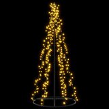  LED božićno drvce 165 cm 540 LED lampica Topla bijela Čelik | shoptok.hr