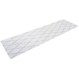 Kayoom PREPROGA Vivica 225 Weiß / Graublau 80/250 cm taftano siva, bela | Shoptok.si