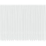  Čipkasta zavjesa sa zavjesama Bijelo 260 x 600 cm Poliester | shoptok.hr