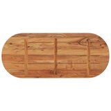 Stolna ploča 140x60x2,5 cm ovalna od masivnog drva bagrema | shoptok.hr