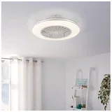 35142 - LED prigušiva stropni ventilator LOVISCA 3xLED/12,6W/230V Ø 55 cm bela+daljinski upravljač