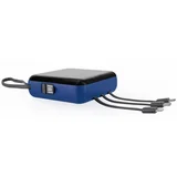 Džepni Power bank, kapacitet 10000 mAh, plava