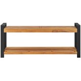  Klupa od masivne tikovine 120 cm - Crna 120 cm | shoptok.hr