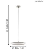 Eglo 98043 - led rgbw prigušiva viseći luster na sajli moneva-c LED/18W/230V | Eponuda.com