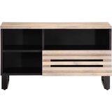 Maison Chic TV omarica - TV stojalo - Televizijska omarica 80x34x46 cm trden mangov les, (21699607) Cene