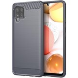 Cadorabo Ohišje, združljiv s Samsungom v krtačenem sivem - zaščitnem pokrovu, narejen iz fleksibilnega silikona TPU v videzu iz nerjavečega jekla ogljika, (20589512) Cene