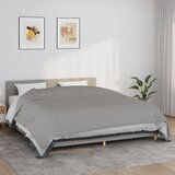 vidaXL Obtežena odeja siva 220x260 cm 15 kg blago | Shoptok.si