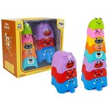 Piramida za slaganje za bebu Animals Cups Slike