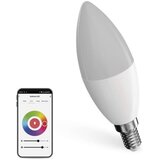  LED žarnica GoSmart Candle / E14 / 4,8 W (40 W) / 470 lm / RGB / zatemnilna / Zigbee Cene