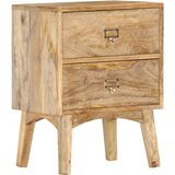 The Living Store Nočna omarica 40x35x55 cm trden mangov les - Nočna Omarica, (21432536) Cene