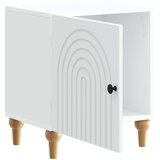  Nočna omarica Bela 43 x 34,5 x 50 cm Inženirski les, (5000298701) | Shoptok.si