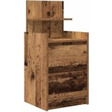  Noćni ormarić s 2 ladice staro drvo 38x34x80 cm | shoptok.hr
