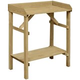  Vrtni stolić za sadnju od impregnirane borovine 75 x 40 x 90 cm | shoptok.hr