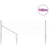  Heksagonalna ograda s stubom 100 x 0,4 m Pocinčani čelik Mreža | shoptok.hr