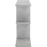  Zidna polica Betonska siva 100 x 17 x 45.5 cm prerađeno drvo | shoptok.hr