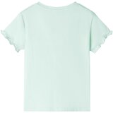  Dječja majica svijetla boja mente 128 | shoptok.hr