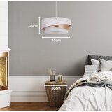  Duolla - Visilica na sajli KOBO 1xE27/15W/230V prečnik 45 cm bela/roze zlato | Eponuda.com